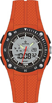 Alpha Saphir 281D Herren Uhr Kunststoff 10Bar